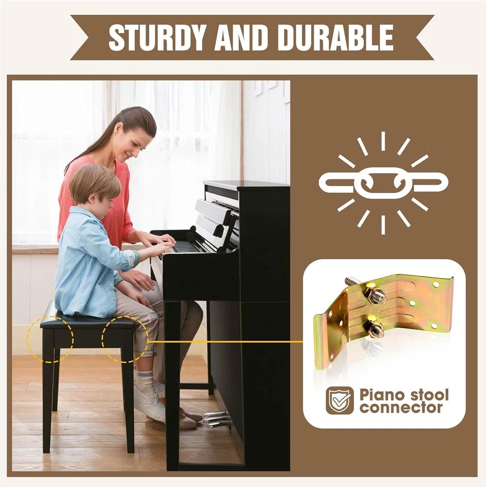 Juego de 4 soportes de esquina para patas de mesa incluye tornillos para proporcionar un fuerte soporte para... Foto 2 de 3