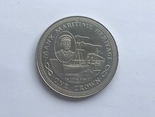 ISLE OF MAN CROWN 1982 MANX MARITIME P.S MONAS QUEEN II ONE 1