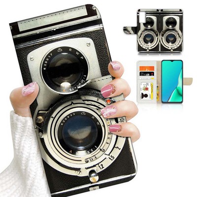 ( For Samsung A32 5G ) Wallet Flip Case Cover AJ23228 Old Camera