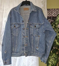 Vintage Levi's Denim Trucker Jacket 70507-4890 Large 1993 Button 527 Made in USA