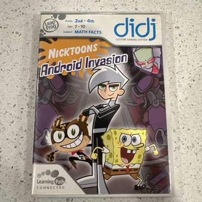 Leap Frog Didj Nicktoons Android Invasion Math Facts Grade 2-4 Age 7-10