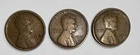 1912 s lincoln cents 3 Pennies