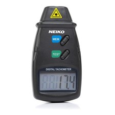Digital Tachometer Noncontact Laser Sensor 2.5-99,999 RPM with Batteries