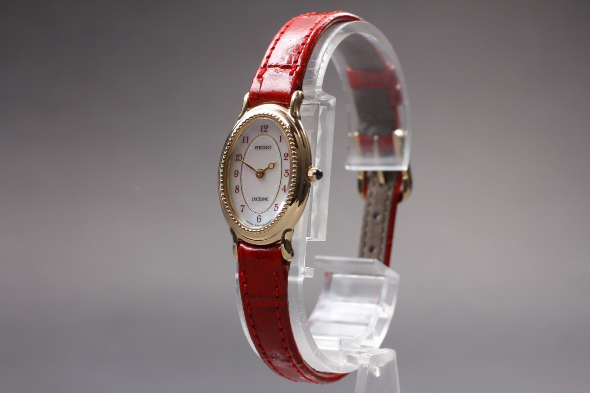 SEIKO エクセリーヌ 1F20-6A4A 時計 SEIKO EXCELINE セイコー エクセリーヌ 腕時計 レディース 茶ベルト 2