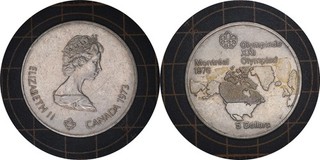 5 Dollars 1976 Canada Silver Coin # 85