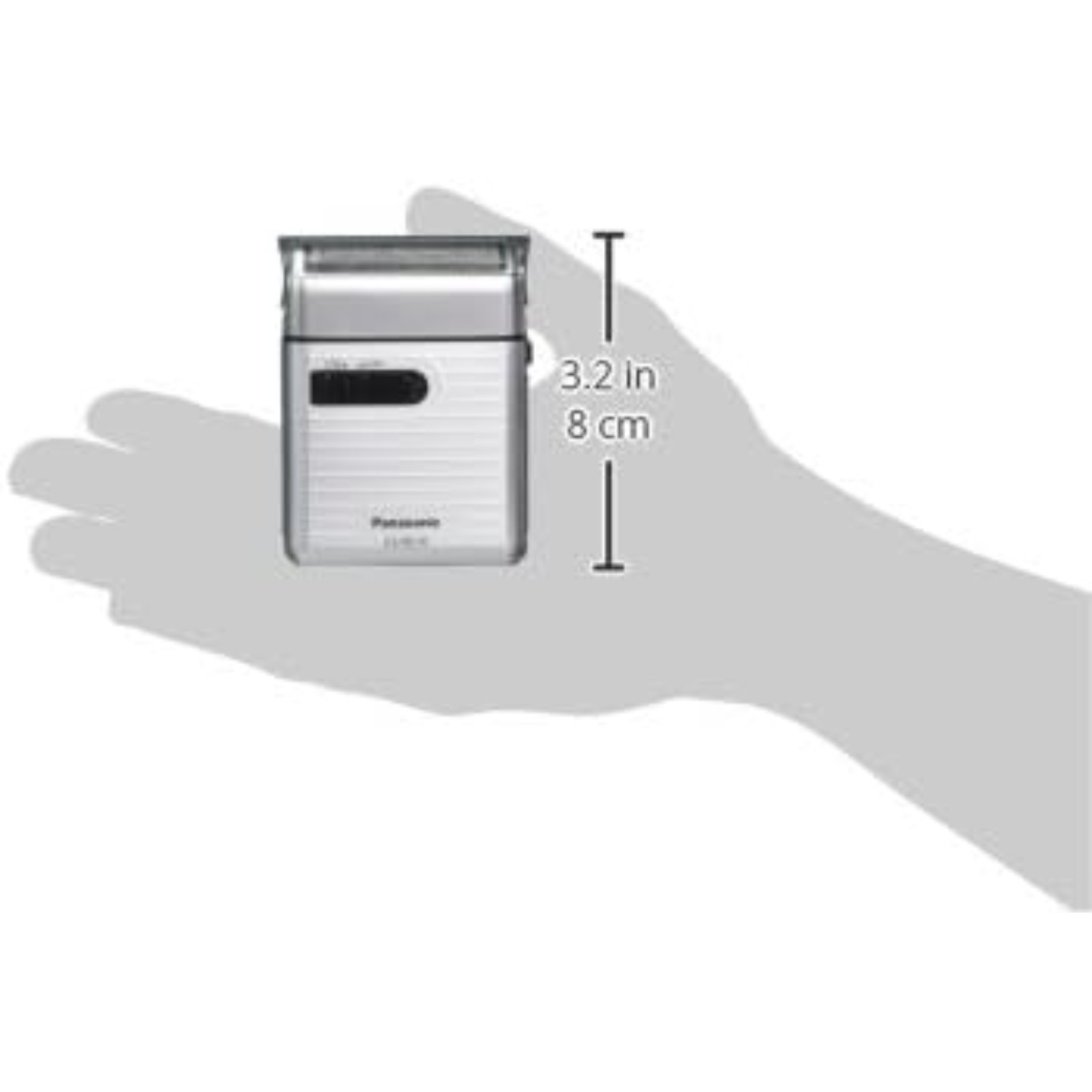 Panasonic Men's Shaver for Traveler ES-RS10-S Silver | DC3V (2 x AA Alkaline)