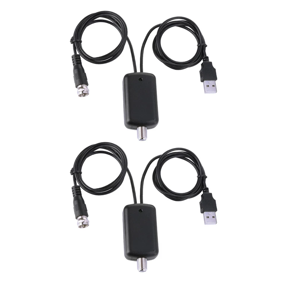 2pcs HDTV Antenna Amplifier Signal Booster TV High Gain Environmental Friendly - Image 4 of 4