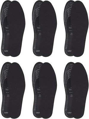 Atmungsaktive Memory Foam Schuheinlagen für Herren Damen - 6 Paar