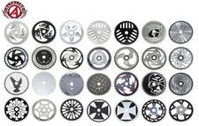 NEW! 44T Bicycle Sprocket Chainring – Lowrider Cruiser BMX Chopper (Many Styles)