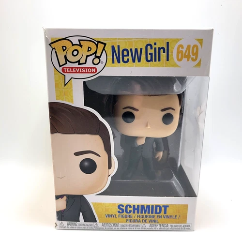 Funko Pop! Television New Girl Schmidt #649 Vinyl Figure - RIPPED TOP  SEE PICS!