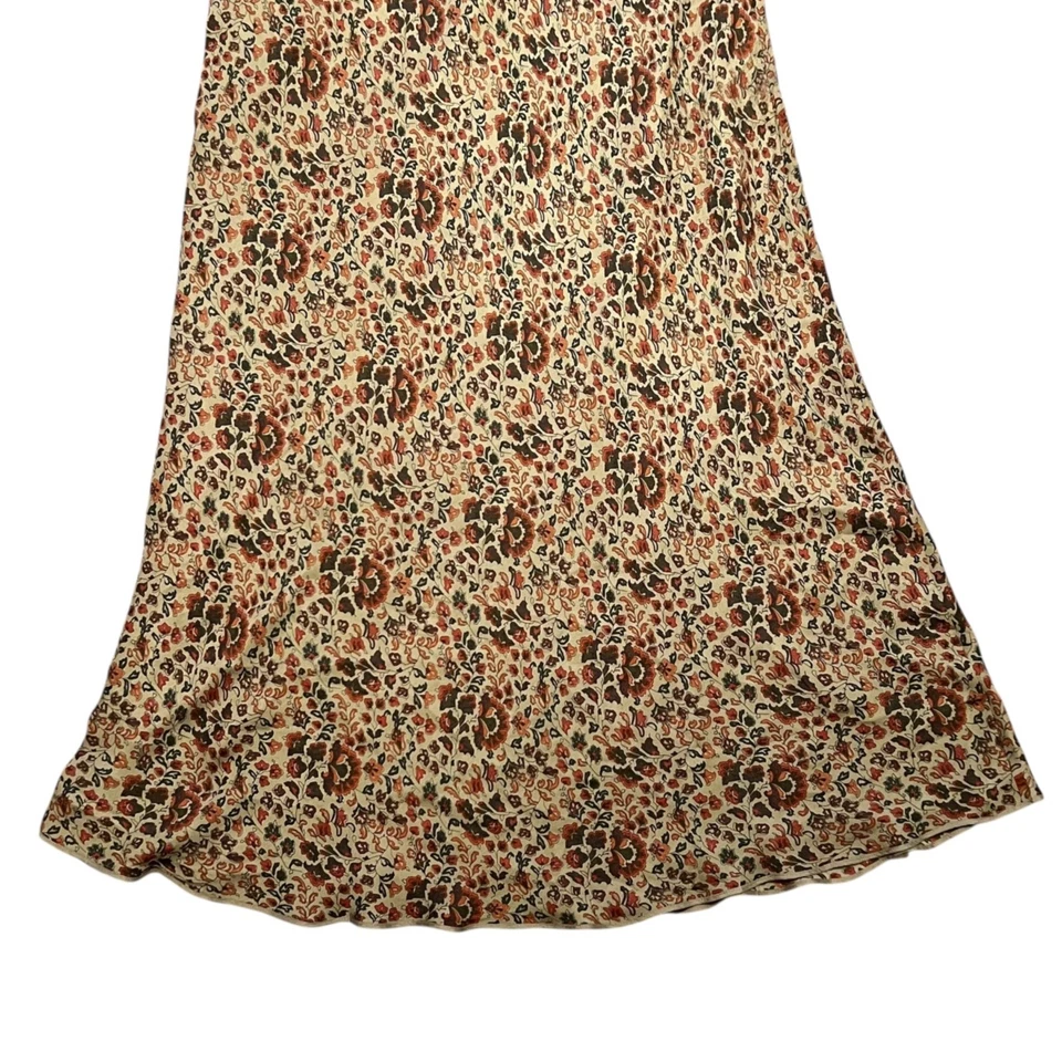 Maxi Falda Vintage Sundance Seda Naturaleza Boho Hada Capricho Fluida Talla 16 Foto 4 de 4