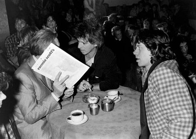 Charlie Watts Keith Richards Mick Jagger of The Rolling Stones spe- Old Photo