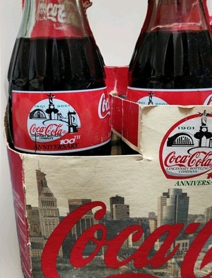 100th Anniversary Coca Cola 6 Pack Cincinnati Bottling Company