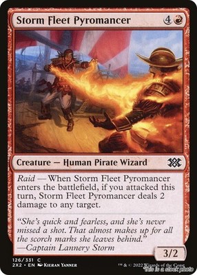 MTG Storm Fleet Pyromancer 126 Double Masters 2022 LP Magic