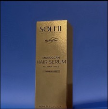 SOLEIL HydroLine Moroccan Hair Serum, All Hair Types, Paraben-Free 2.03 fl oz
