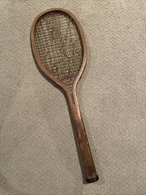 WRIGHT & DITSON Vintage Tennis Racquet 1905 Cat Gut