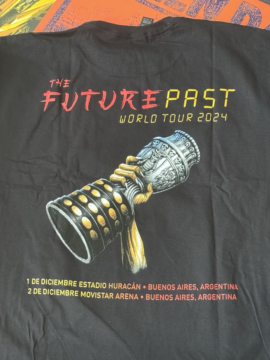 2024 Iron Maiden Future Past World Tour XL Shirt Argentina World