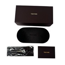 Tom Ford Eyeglasses Sunglasses Case, Box, Cleaning Cloth Brown New Authentic 
