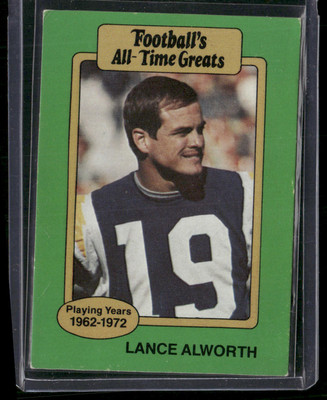 1987 Hygrade Football's All-Time Greats #NNO Lance Alworth