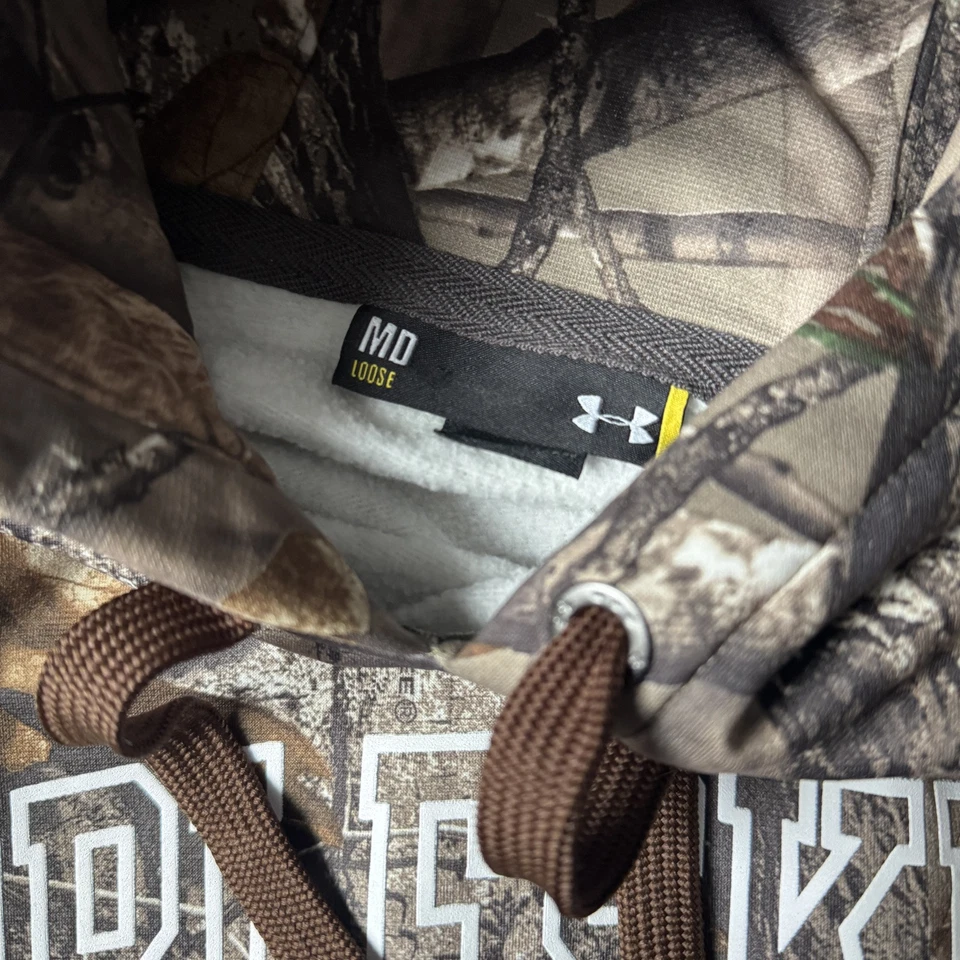 Under Armour Cobleskill College Camo Hoodie Size Medium Flawless Rare Sold Out - Image 3 of 3