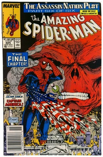 Amazing Spider-Man #325 1989 Marvel Comics VF- Comic Book Newsstand