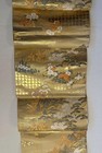 Luxury Japanese Kimono Fabric Silk Sash Belt, pure silk, six-pass pattern, seaso — photo 1