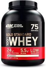 Optimum Nutrition Gold Standard 100% whey Unflavored 75 Servings, 2.25kg FreShip 28.88 per kilo
