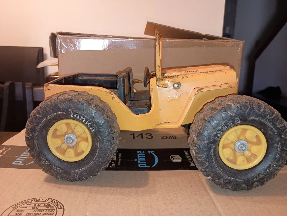 复古 TONKA 压钢橙色沙丘越野车 吉普 MR-970 金属* 查看所有图片* — 第 2/4 张图片