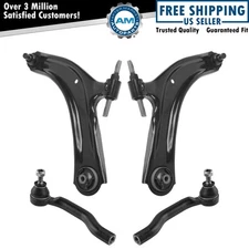 4 Piece Steering & Suspension Kit Control Arms w/ Ball Joints Outer Tie Rod Ends