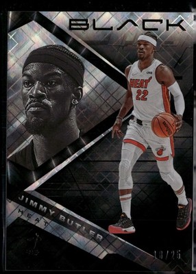 2022 2021-22 Panini Black JIMMY BUTLER ##1 Gold #/25 Heat