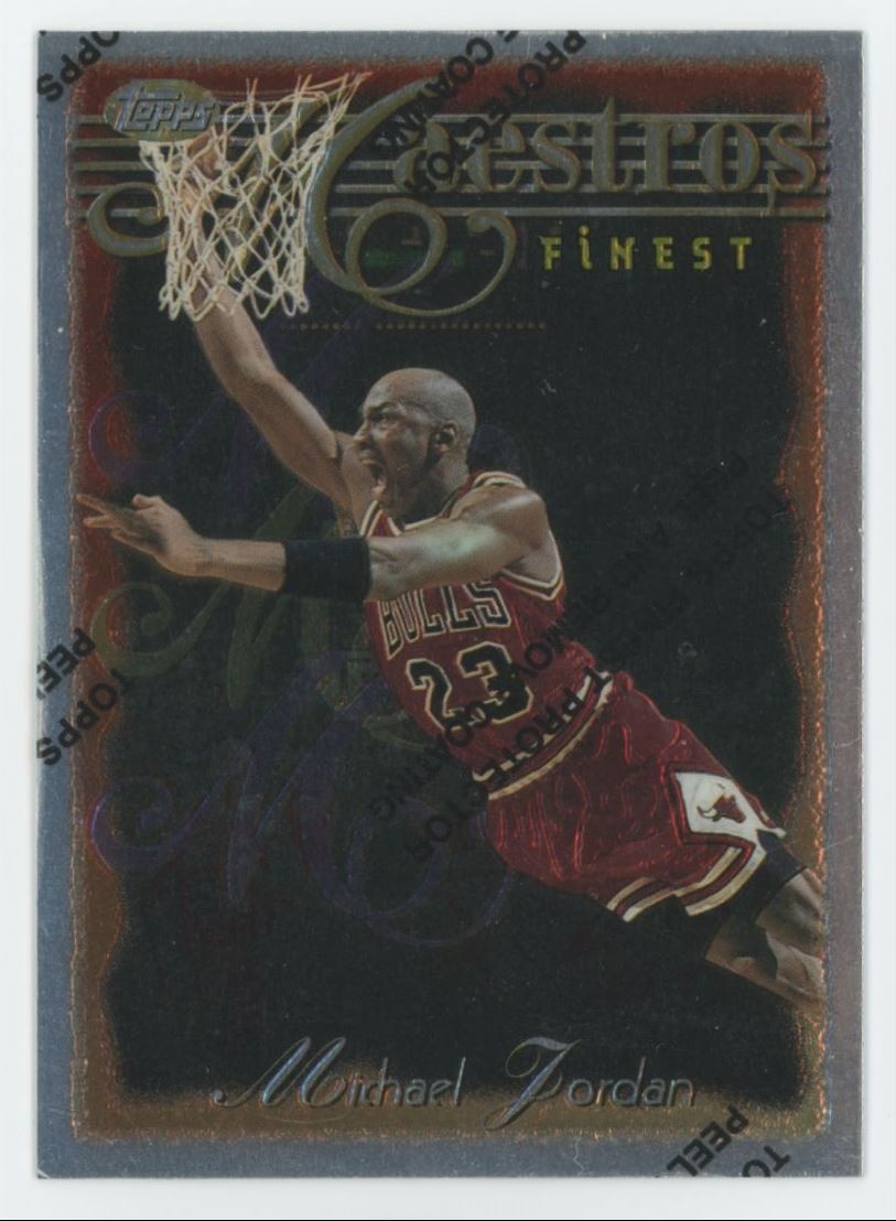 1996-97 Topps Finest Maestros W/ Film Michael Jordan Chicago Bulls #127 A1