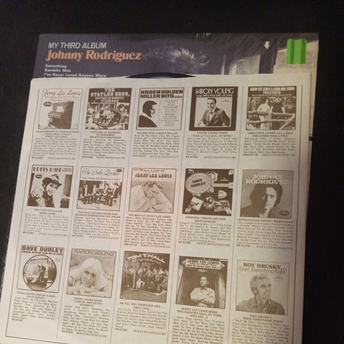JOHNNY RODRIGUEZ - 2 lot- MY THIRD ALBUM -All I Ever Meant To Do Was SING - Picture 12 of 18