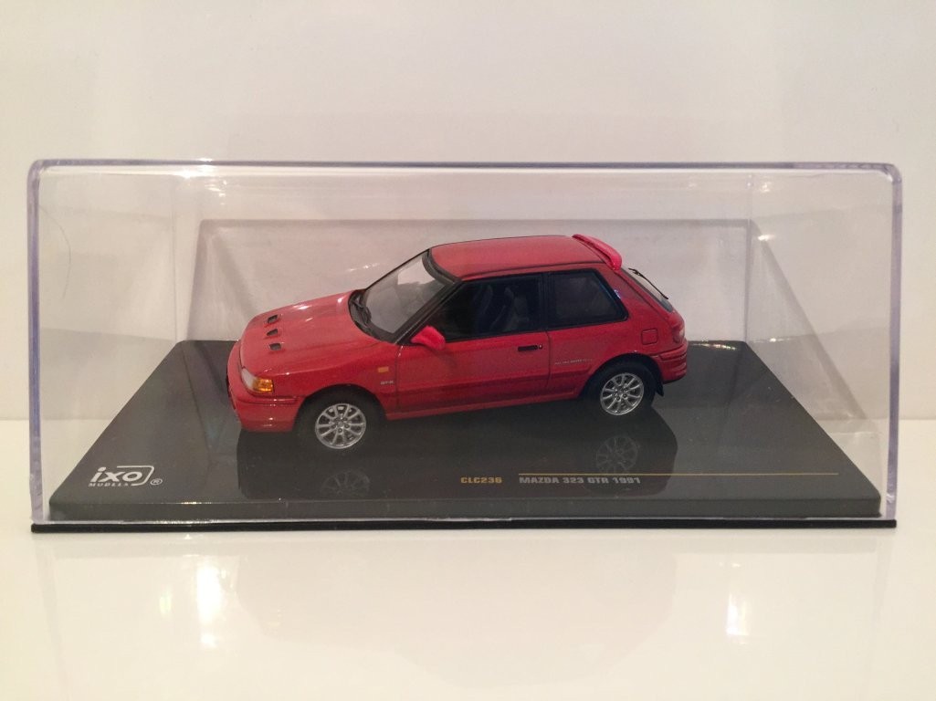 ミニカー IXO 1/43 mazda 323 GTR 1991 red Mazda 323 GTR 1991 Red IXO CLC236 1:43 Diecast Sports Car, RHD | eBay