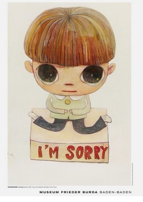 Yoshitomo Nara   I'm Sorry  Poster Frieder Burda Museum