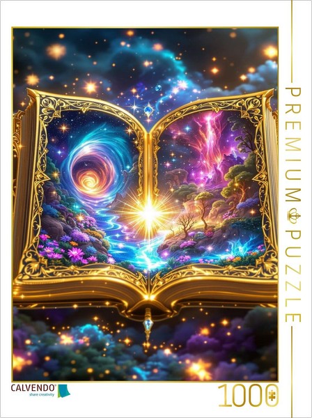 Calvendo Puzzle The Secret Of The Hidden Pages | 1000 Pieces, Finished Size 25.2-image
