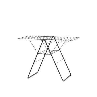 Brabantia Hangon Drying Rack Matte Black 66ft Space Saving Child Lock Foldable