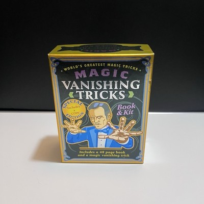Mud Puddle Inc. World's Greatest Magic Vanishing Tricks Book & Kit New Sealed