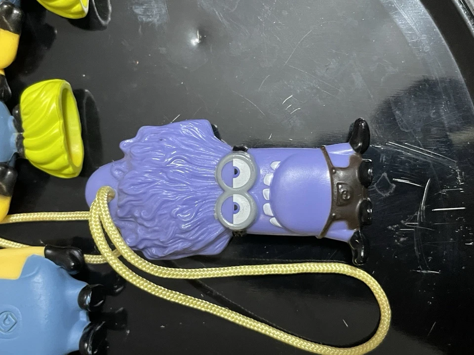 General Mills Minions Ornaments 2014 Lot Of 4 Bob Dave Evil - Image 2 of 4