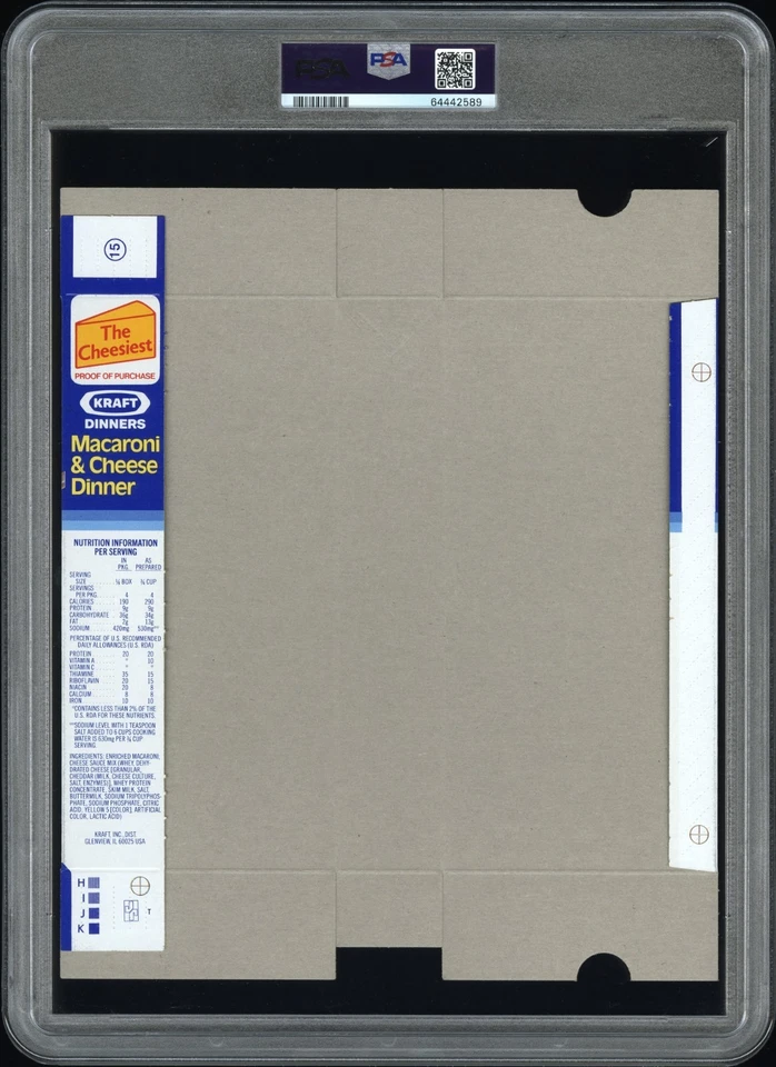 1987 КРАФТ ПОЛНАЯ КОРОБКА РИКИ ХЕНДЕРСОН / ДЖЕФФ РАРДОН - PSA 8 ПОЧТИ КАК НОВАЯ MT - Изображение 2 из 2