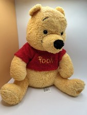 PREOWNED Disney Store Exclusive Winnie The Pooh Red Shirt Terrycloth 12" Plush