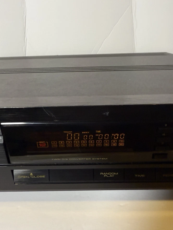 Reproductor de CD de disco compacto estéreo de una sola cubierta Pioneer de colección modelo PD-5100 totalmente probado Foto 2 de 4