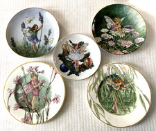 Four Villeroy & Boch, Fairies of the Fields and Flowers, Cicely Mary Barker + 1