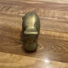 Brass Hippopotamus Figurine Collectible, Small Approx 3 in Long — photo 3