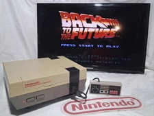 Nintendo Entertainment System NES Video Game Console NES-001 Gray Works Perfect!