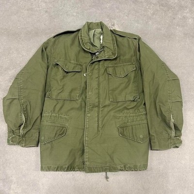 Vietnam M-65 M65 Field Jacket 1969 60s Size Short Small OG 107 Coat Olive Army