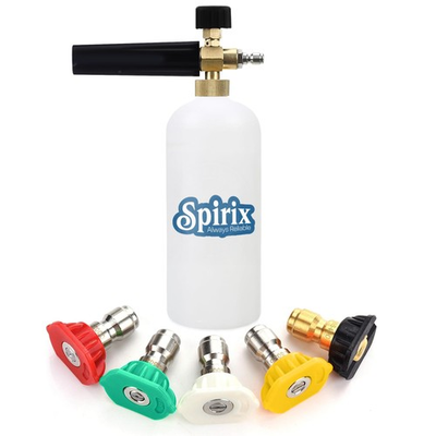 #ad Herramienta Cañón Espuma Diario Con Conector Rápido 1 4quot;1L 5 Puntas De Boquilla $31.50