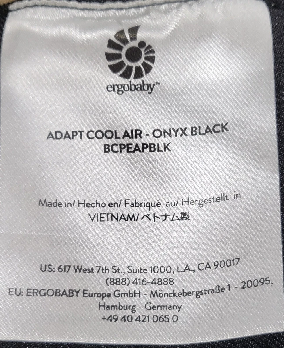 Ergobaby Ergonomic Multi Position Original Baby Carrier ONYX Black