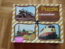 Puzzle Lokomotiven Vintage 70 Iger Jahre