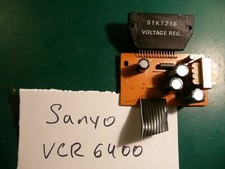 Sanyo Betamax Model VCR-6400 Replacement Parts Circuit Board