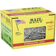 MAZE NAILS S227A-5 Double Hot Dipped Ring Shank Split Less Siding Nail, 5-Pound